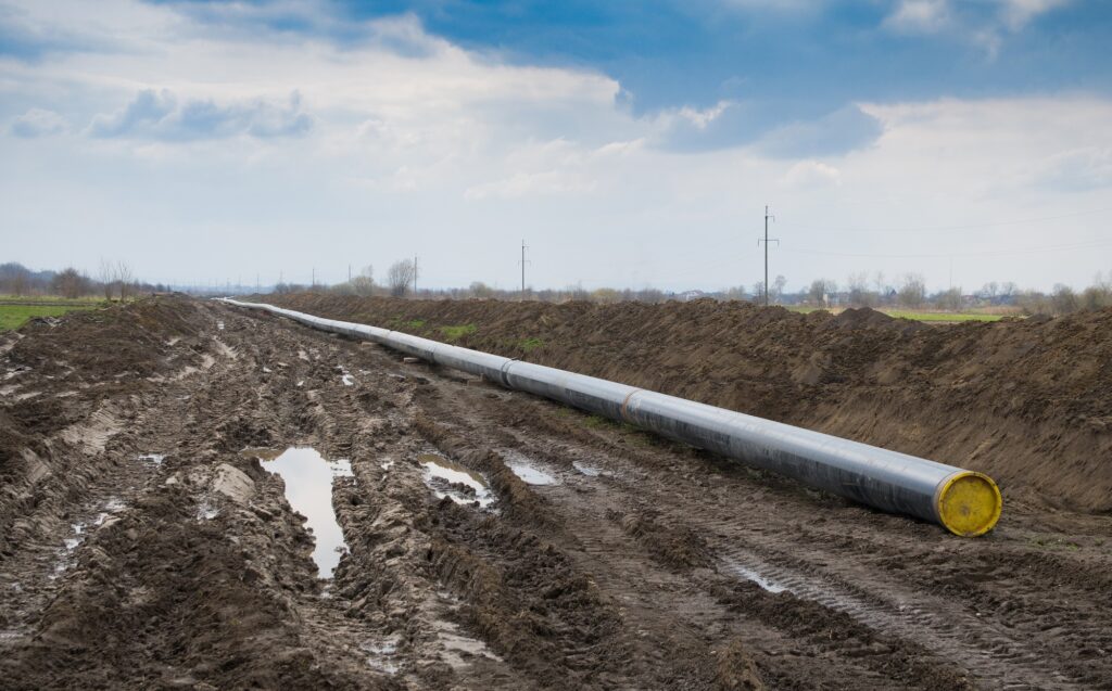 natural gas pipeline construction
